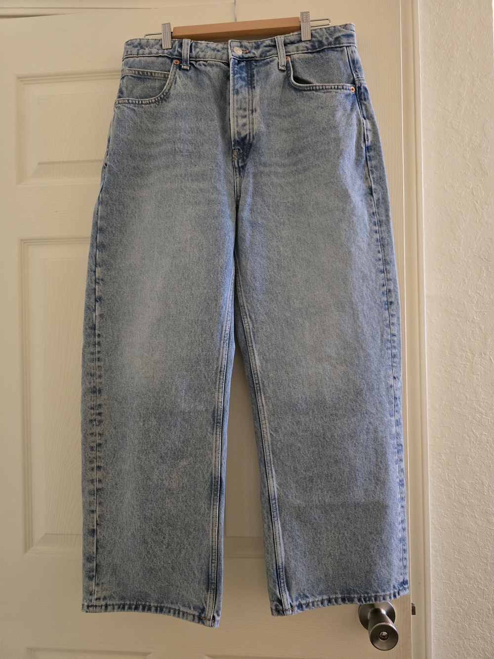 We The Free Light Wash Relaxed Straight Jeans